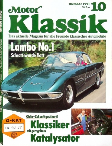 Deckblatt Motor Klassik (10/1991)